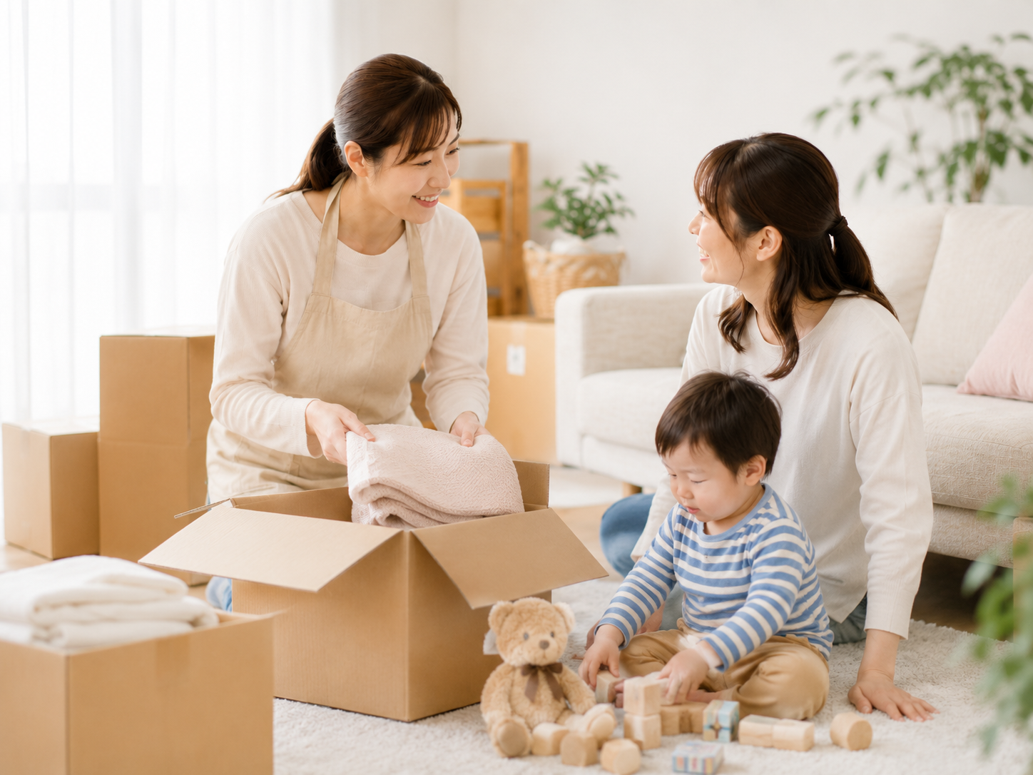 子どもがいても安心して頼みたい